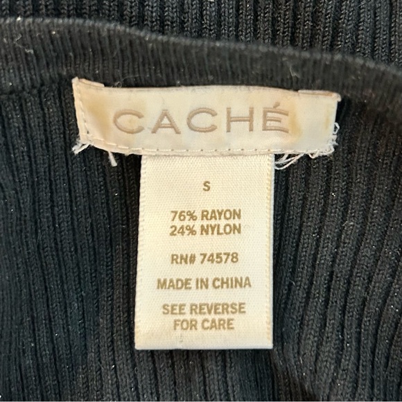 Cache Ribbed Knit Top - Picture 6 of 7